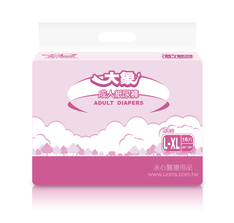 【大象】成人紙尿褲-標準型L-XL(1箱) 